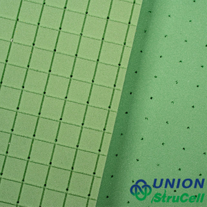 해양 적용 선체 및 캠퍼 밴 패널용 홈이 있는 표면이 있는 DNV GL 인증 StruCell® P80 구조적 PVC 폼