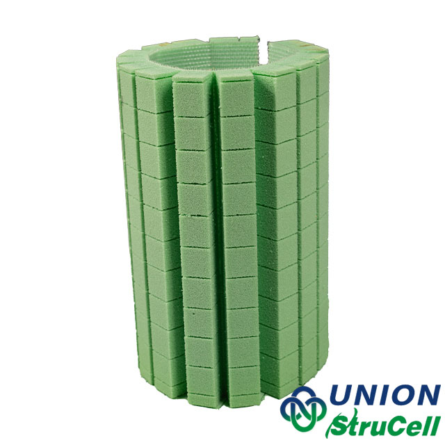 P80 noyau en mousse PVC d&eacute;coup&eacute; CNC avec surface rainur&eacute;e pour la construction de parois de camping-car