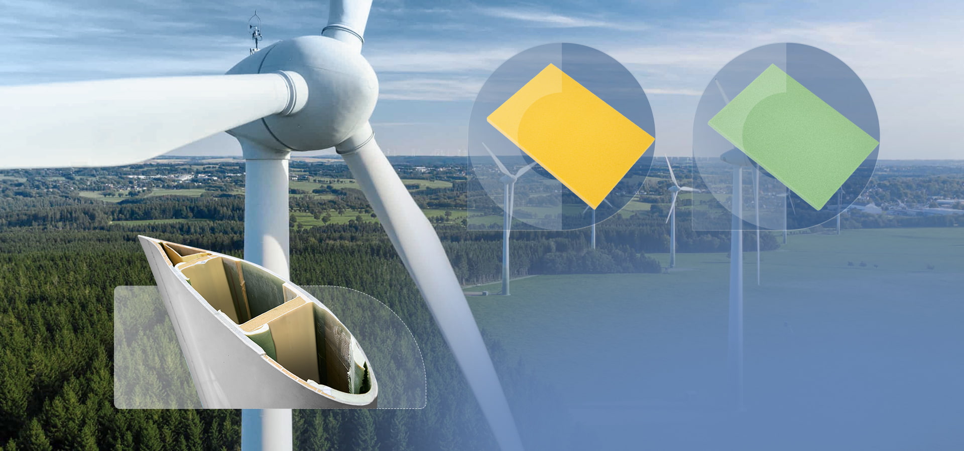 Windturbinenblatt PVC-Schaumkern | DNV GL-zertifiziert